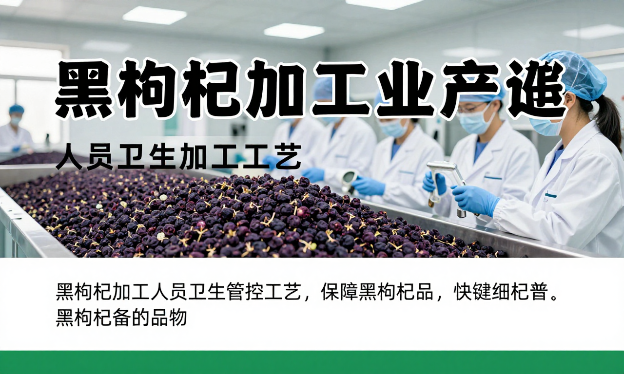 黑枸杞加工车间人员卫生管控工艺 保障黑枸杞品质的关键科普内容
