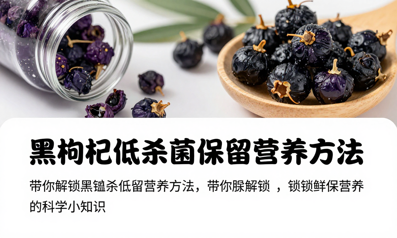 黑枸杞低温杀菌保留营养方法 带你解锁锁鲜保营养的科学小知识
